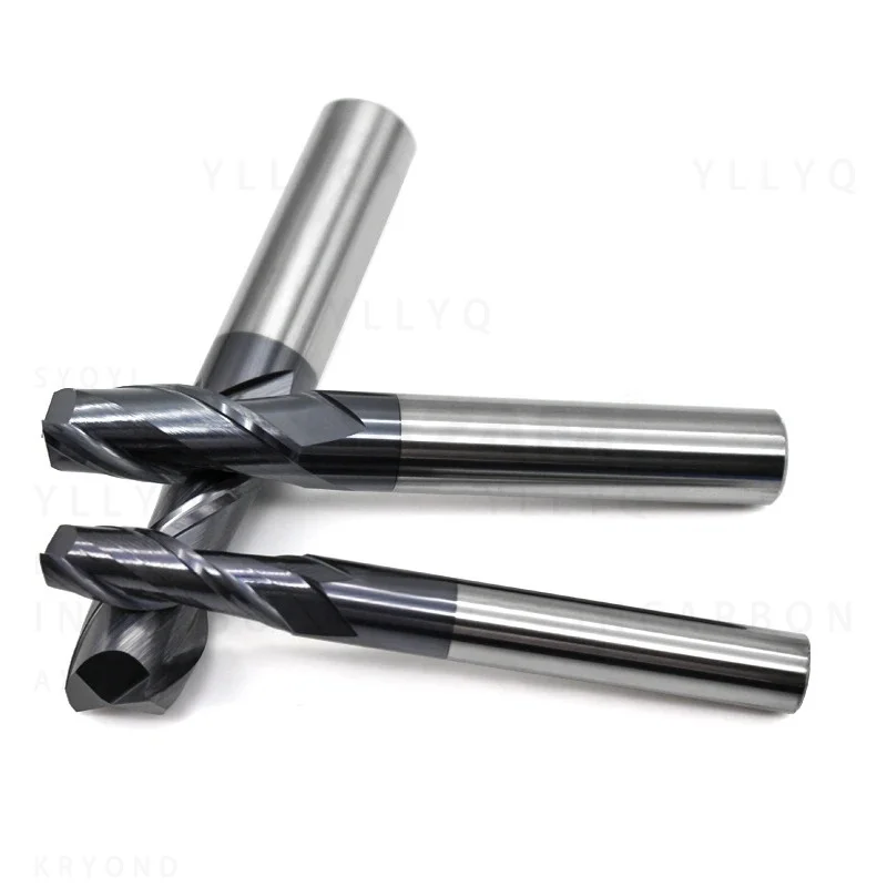 2 Flute Alloy Coating Tungsten Steel End Mill Milling Cutter CNC Machining Milling Machine Tool Kit Wholesale Set