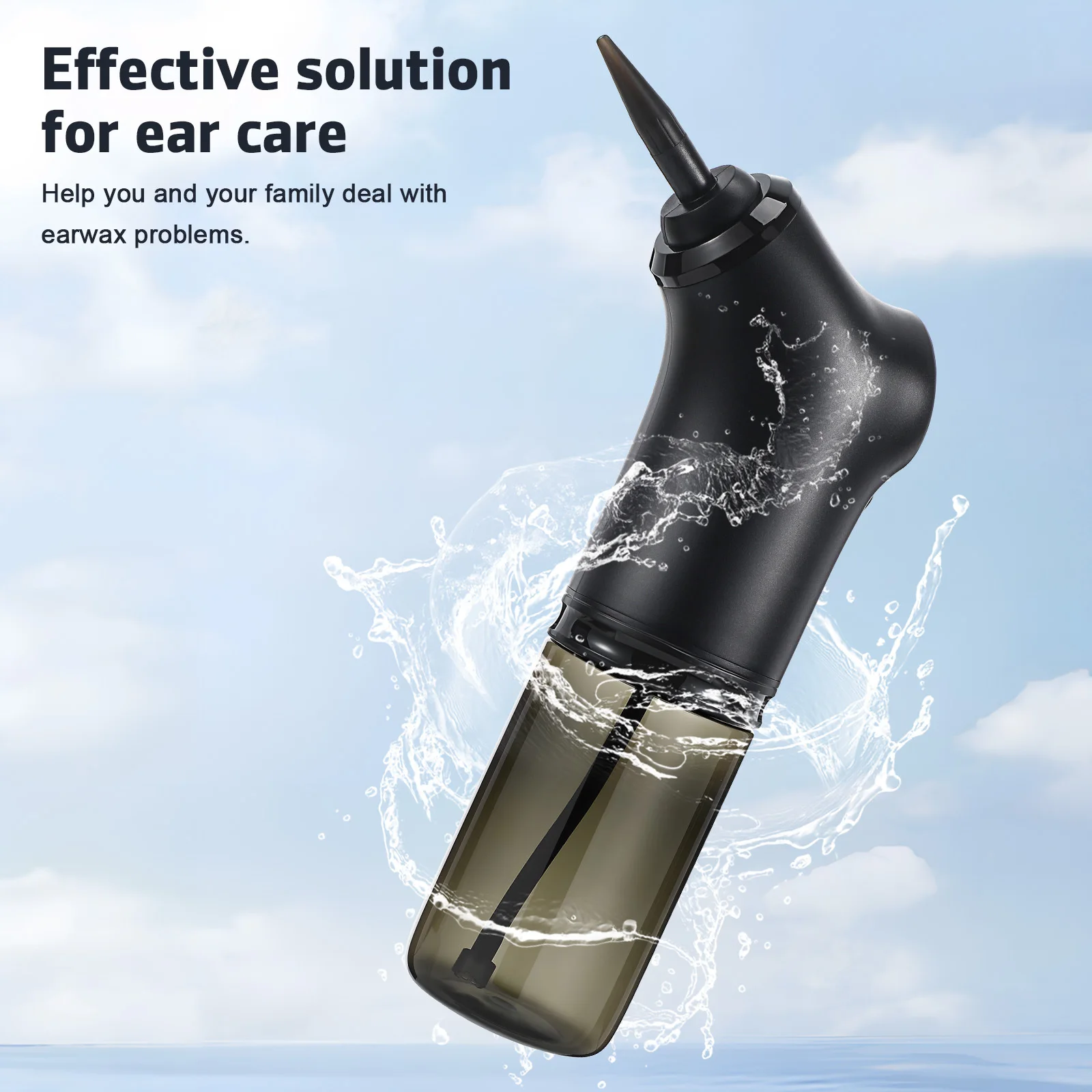 

1Set Electric Ear Flusher Multiple Modes High-Frequency Vibration Replaceable Heads Rechargeable Design Ear Wax Removal Kit