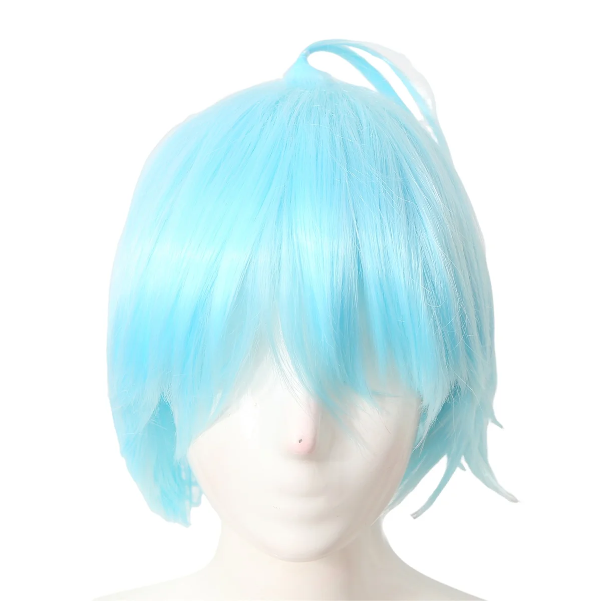 Reverse-Curled Hair Wig Anime Game Short Wig Wig for Cosplay Party