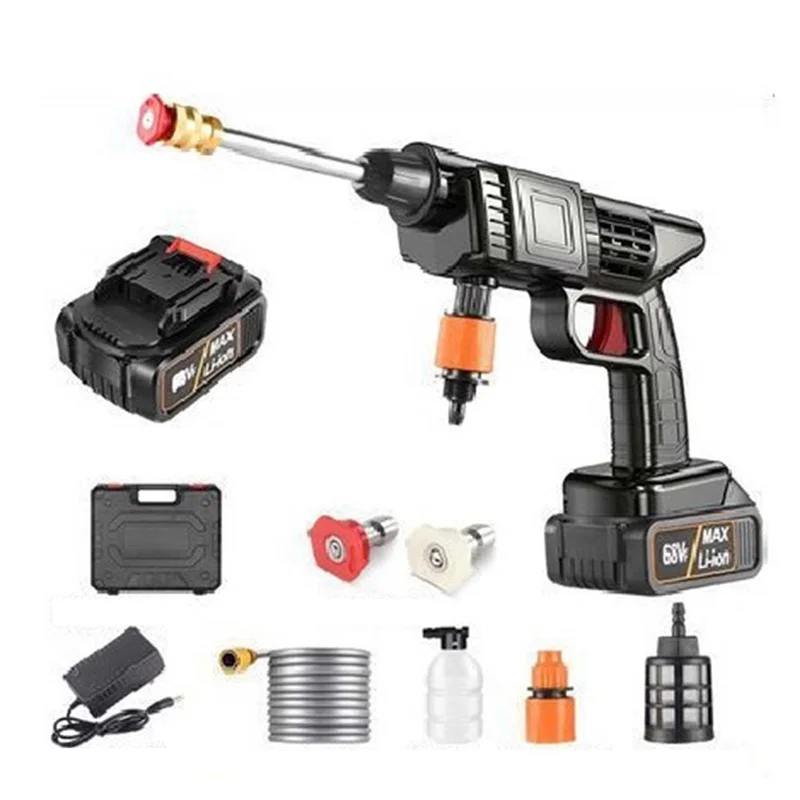 

A33Z-Adjustable High Pressure Washer For Car Washing Garden Watering Cleaning Tools US Plug