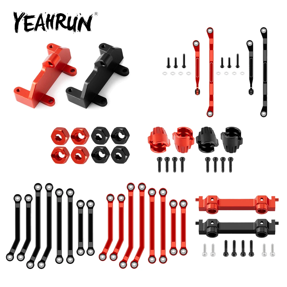 YEAHRUN عرافة محولات الكأس الخلفي سيرفو قوس جبل توجيه ربط الربط مجموعة ل HPI مشروع هايلكس 1/18 RC قطع غيار السيارات الملحقات