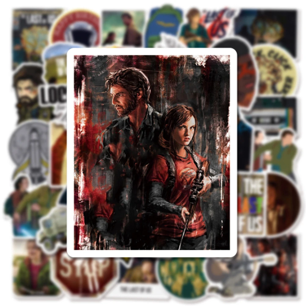 

10/50/100pcs TV Show The Last of Us Stickers Decals Waterproof Graffiti Skateboard Laptop Phone Case Cool Graffiti Sticker Packs