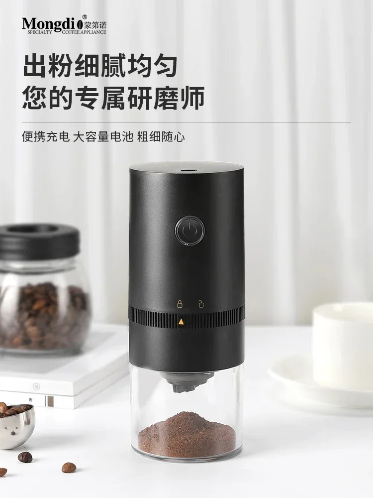 USB Small and Portable Coffee Grinder - Powerful Electric & Manual Bean Mill