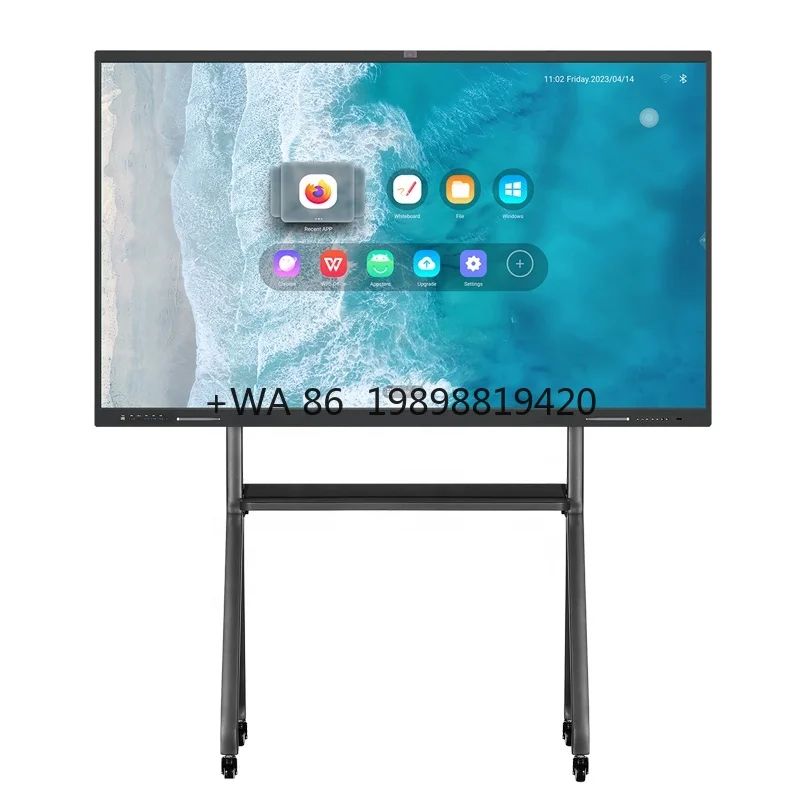 

75 Inch 4K Display Wholesale Digital Finger Touch for Meeting Room Interactive Flat Panel Smart Board