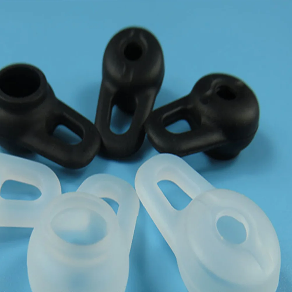 

20Pcs Silicone Earphone Ear Tips Fit 105-14Mm Wireless Headphones Comfortable Soft Caps for Running Music Calling
