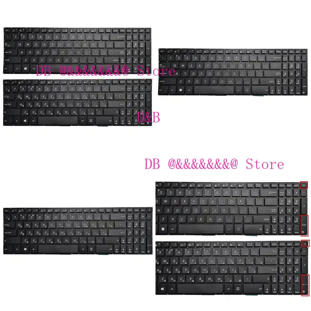 Teclado para portátil ASUS Vivobook X705 X705MA X705MB X705FN X705FD X705QA N705U N705 N705UN N705UD con diseño ruso o estadounidense