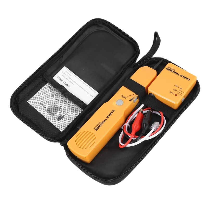 CABLE FINDER TONE GENERATOR PROBE TRACKER WIRE NETWORK TESTER TRACER KIT