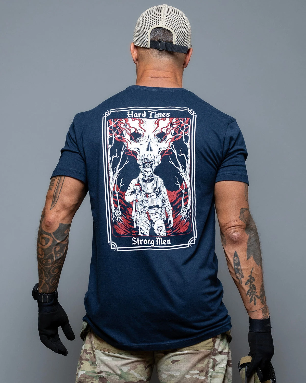 2026 Brothers in Arms Stay Violent Hard Times - Tough Guys _ Taktische T-Shirts - Lebenslange Brüder – Detail 6