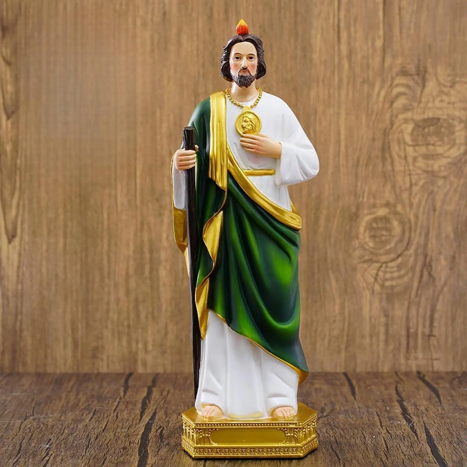 

Saint Statue Novelty Gift for Believers for Desktop Tea Room TV Cabinet