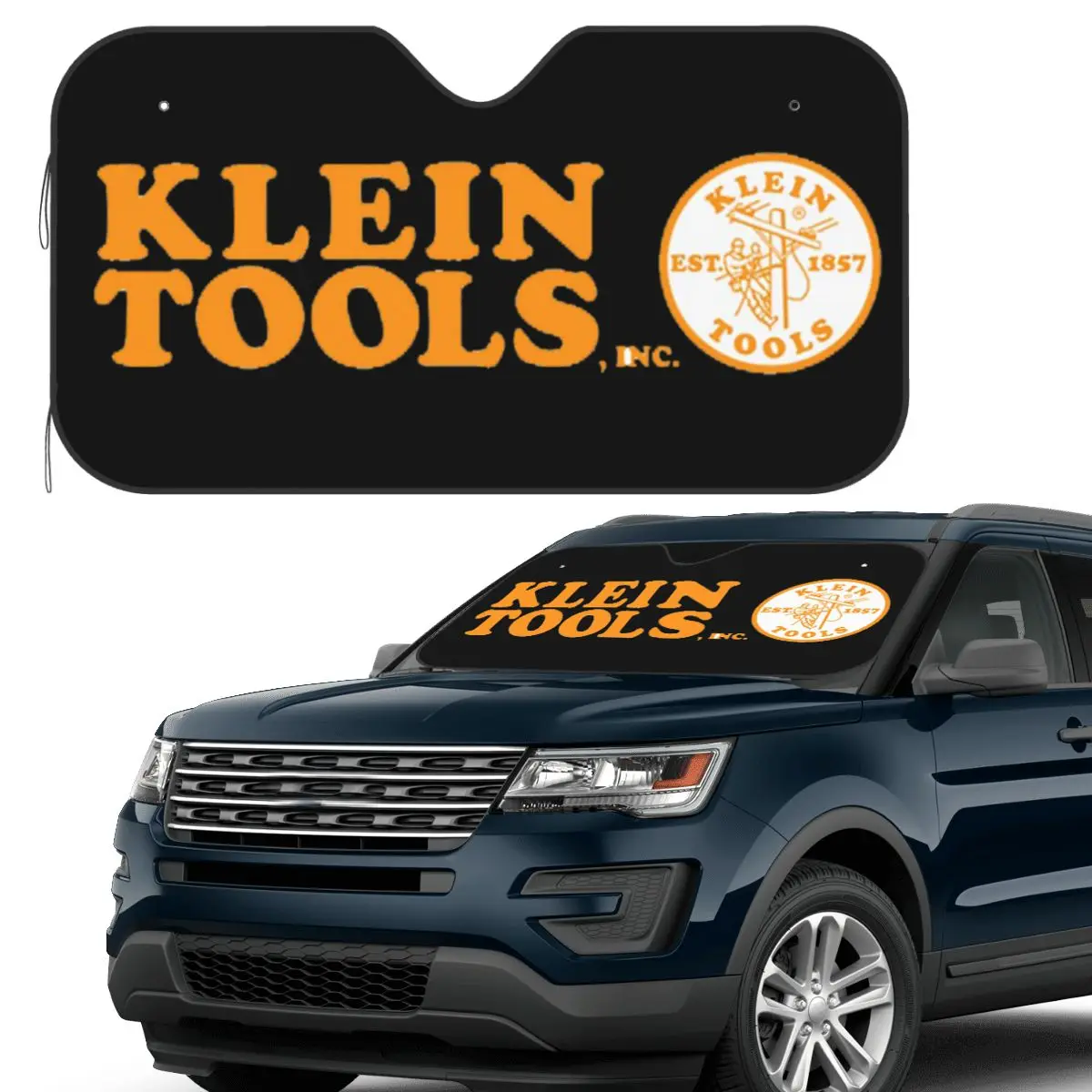 

Кляйн Инструменты - Эст. Логотип 1857, оранжевый) солнцезащитный козырек, лобовое стекло автомобиля, переднее лобовое стекло, солнцезащитный козырек, аксессуары, чехлы