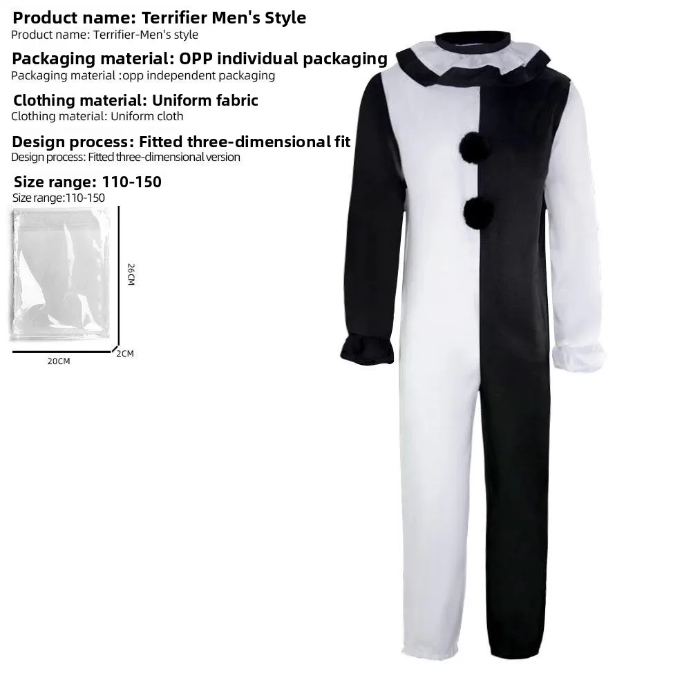 

Bloodstained Trister Clown loween Terror Role-plang Costume Performance Stage Suit Women's Traditional Chinese Clothing