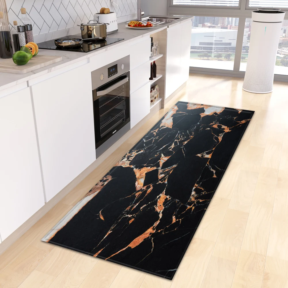 Custom Made Kitchen Rug Bedroom Entrance Doormat Bath Living Room Floor Decor Carpet Home Bedside Hallway Non-Slip Long Foot Mat