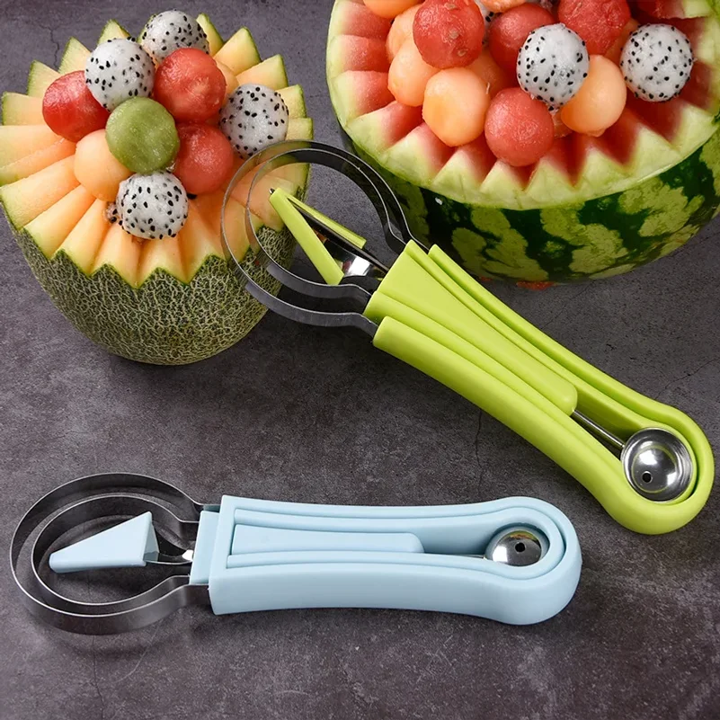 Watermelon Slicer Cutter - أداة تقطيع البطيخ 4 في 1،