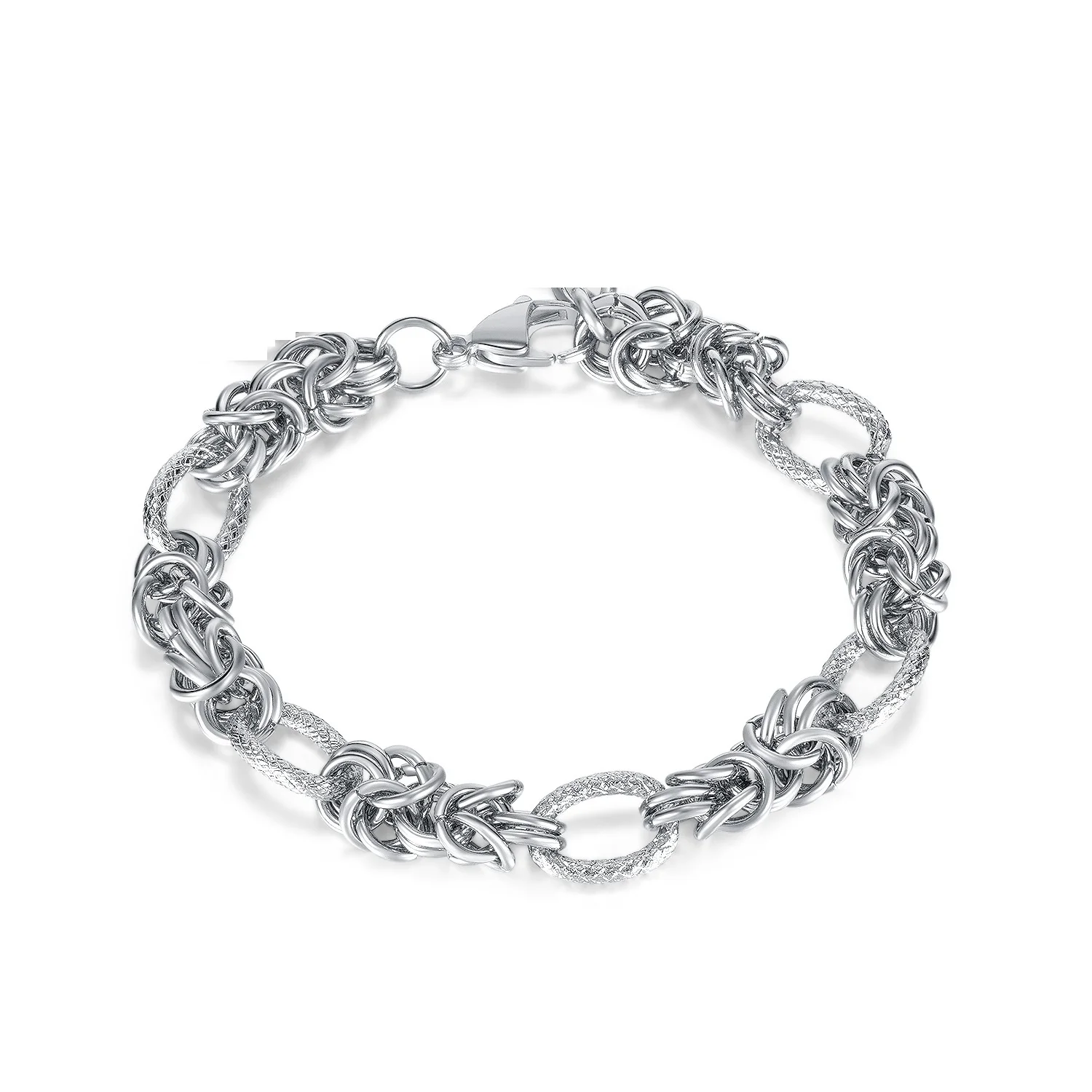 New DIY Chain Bracelet for Men Women 316L Stainless steel Hip Hop Kpop Grunge Jewelry Heavy Thick Does Not Fade