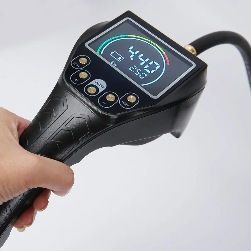 Handheld digitale bandenspanningsmeter Automatische bandeninfecteur opblaaspistool luchtmeter draagbare automatische bandenwinkel opblaaspistool