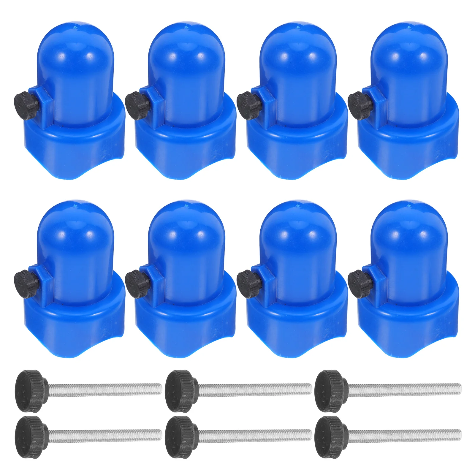 

8Pcs Colored Trampoline Pole Caps Secure Fit Weather Protection Longlasting Safety Enhancement Outdoor Accessories