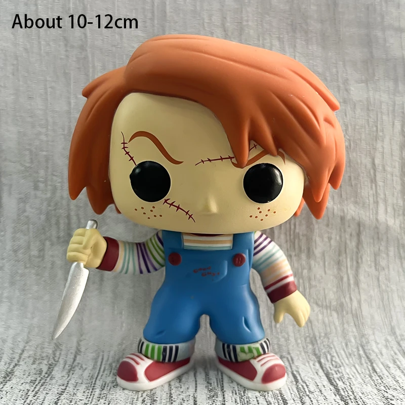 Original POP Predalien Hammerpede Chucky Aang Flash PVC Action Figures Toys Decoration Collectible Mode Clear inventory Loose Y9