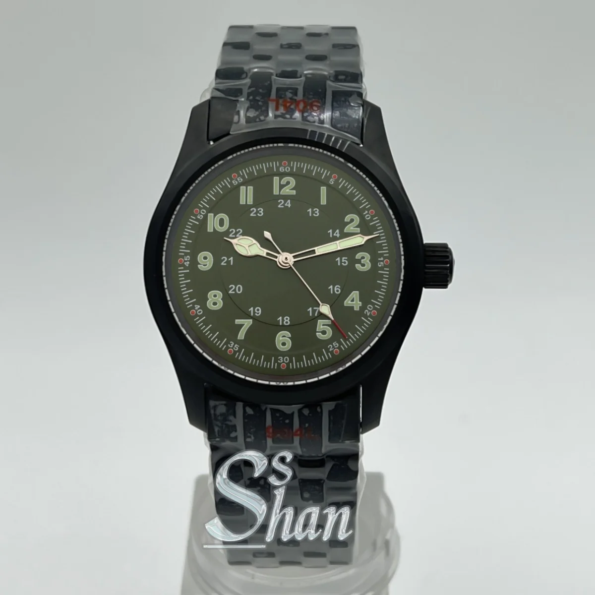 36 mm / 39 mm mechanisch horloge Pilot luxe heren automatisch horloge saffierglas 100 meter waterbestendig lichtgevend horloge