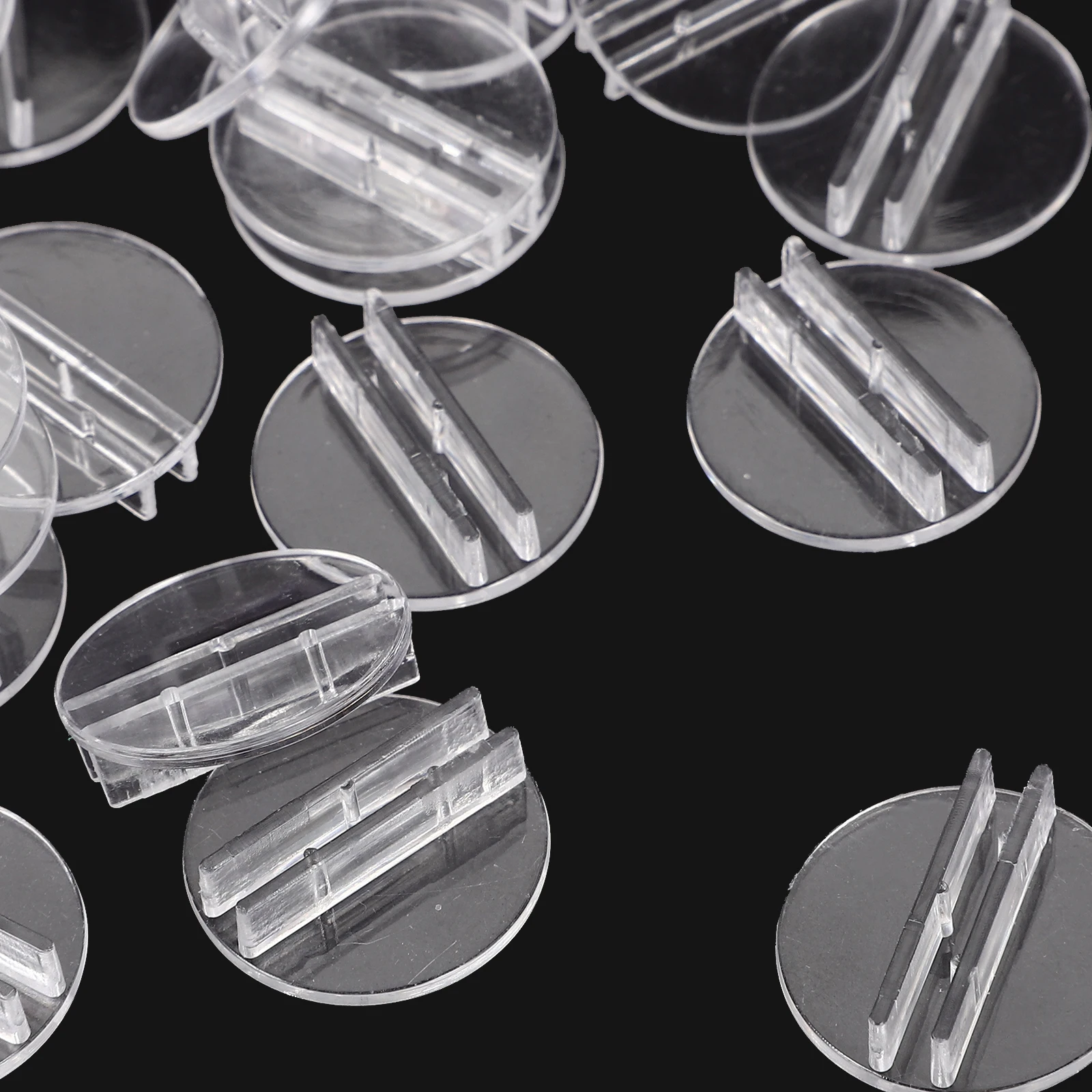 100 шт., бизнес-держатель, настольный органайзер, пластиковые держатели для карт, держатель для визитных карточек, органайзер для офиса, вертикальная подставка, дисплей