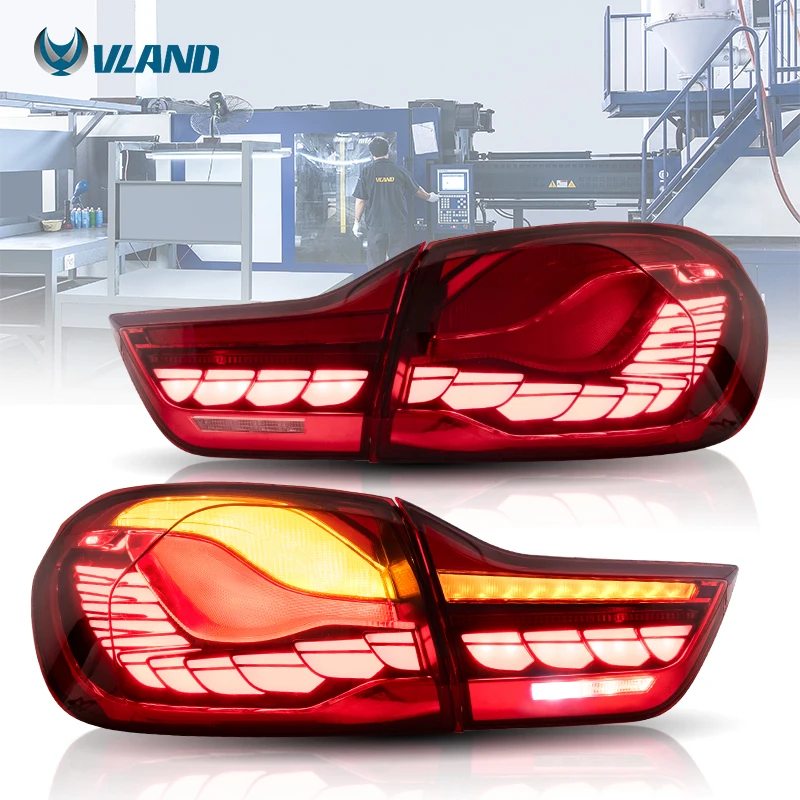 Factory Rear Lamp F33 F36 F83 F32 F82 GTS OLED Style Tail Lights  2014-2020 for B-MW  M4 GTS