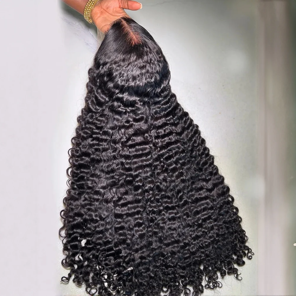 

40Inch Deep Wave Frontal Wig Transparent 13x4 13x6 HD Lace Frontal Human Hair Wigs Curly Human Hair Lace Frontal Wigs For Women