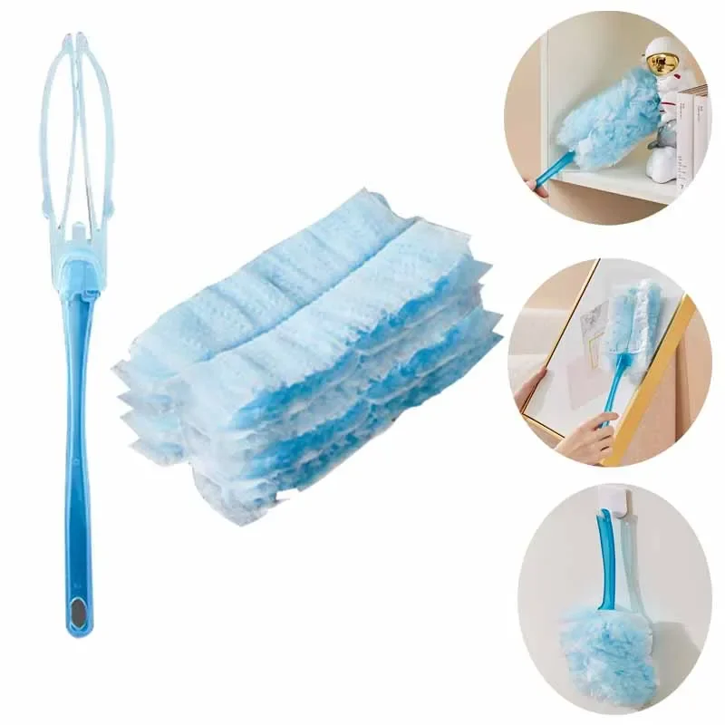 10set Outdoor Tools Duster Disposable Electrostatic Absorbent Fiber Duster Home Cleaning Brush Cleaning Microfiber Dusting Brush