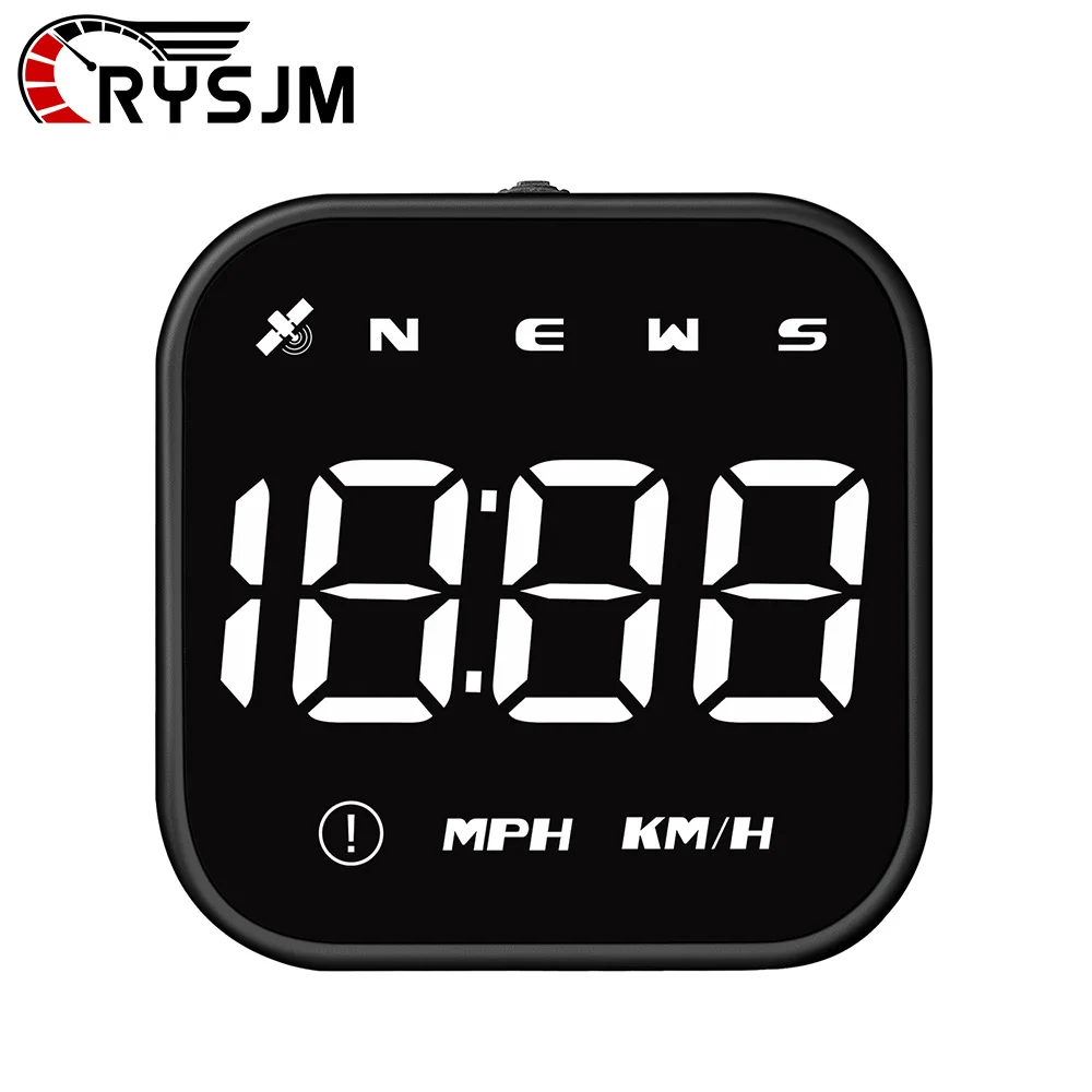 

Car Head Up Display G4S HUD Digital GPS Speedometer MPH KMH With Overspeed Alarm Multifunctional Car Gauge Compass LED Display