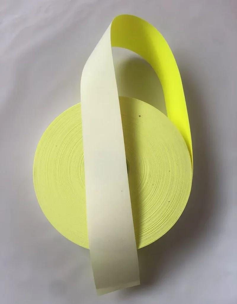 High Visibility Yellow Flame Retardant Reflective 100% Cotton Fabric For Bag Shoes Clothing