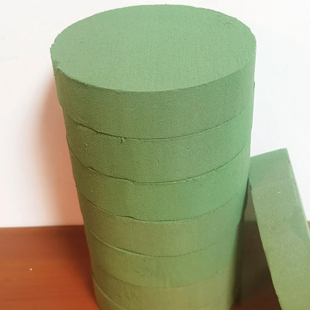 

6Pcs Round Flower Mud High Water Retention Safe Environmental Protection Material for Flower Arrangement Supplies Craft DIY