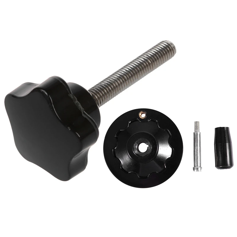 M8 X 50Mm Thread Replacement Star Hand Knob Tightening Screw With Handwheel With Rotating Handle