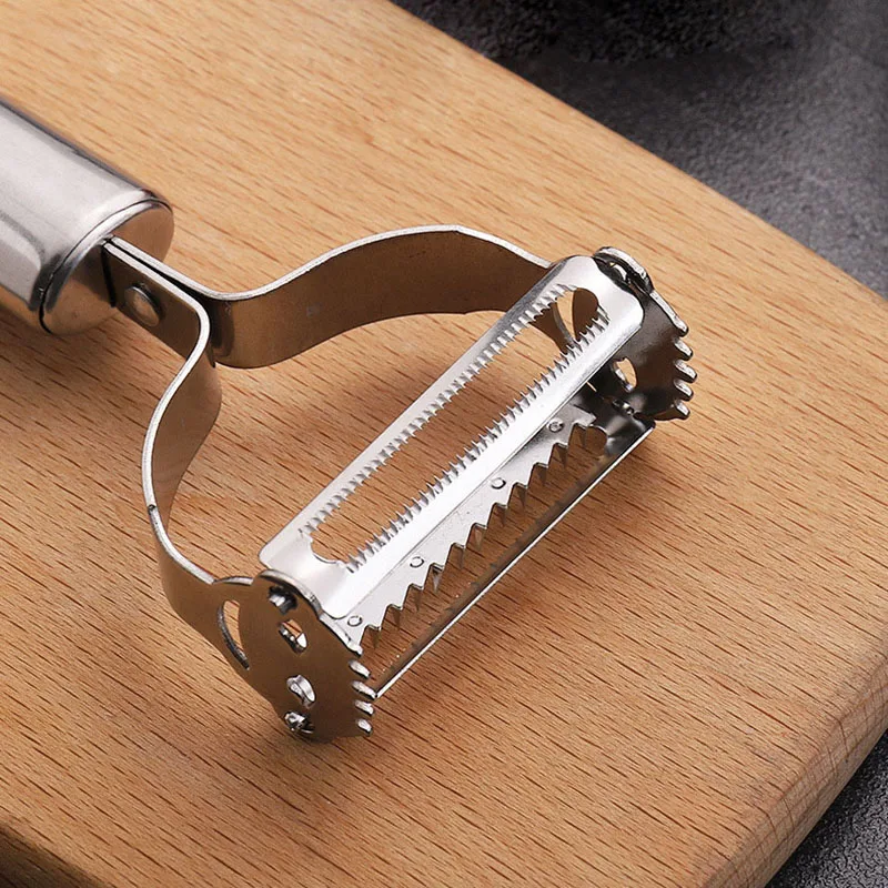 Multi-function Vegetable Peeler Stainless Steel Fruit Grater Multifunction Carrots Celery Potatoes Cutter Rustproof Kitchen Tool