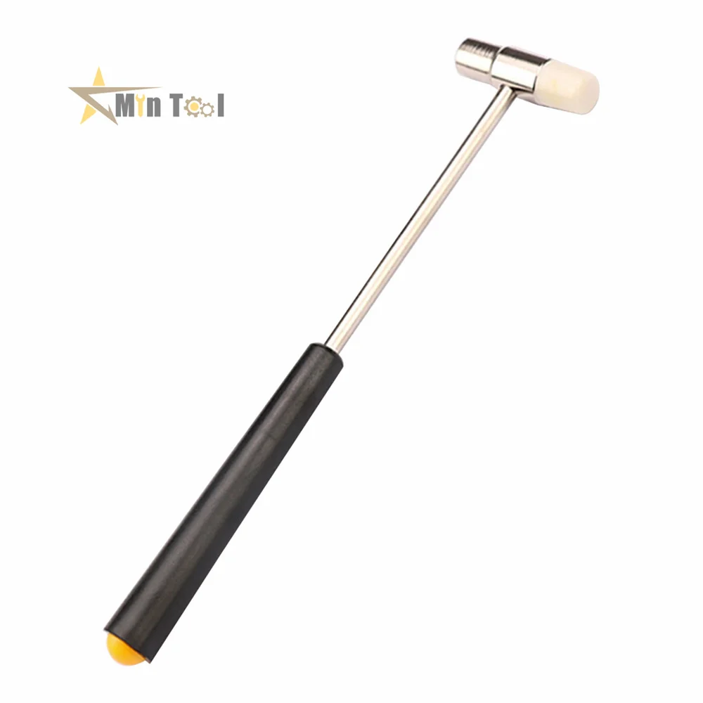 Hammer Metal Soft And Hard Dual-Purpose Hammer With Rubber Head Clock Maintenance Han Tool for Watch Repair Tool