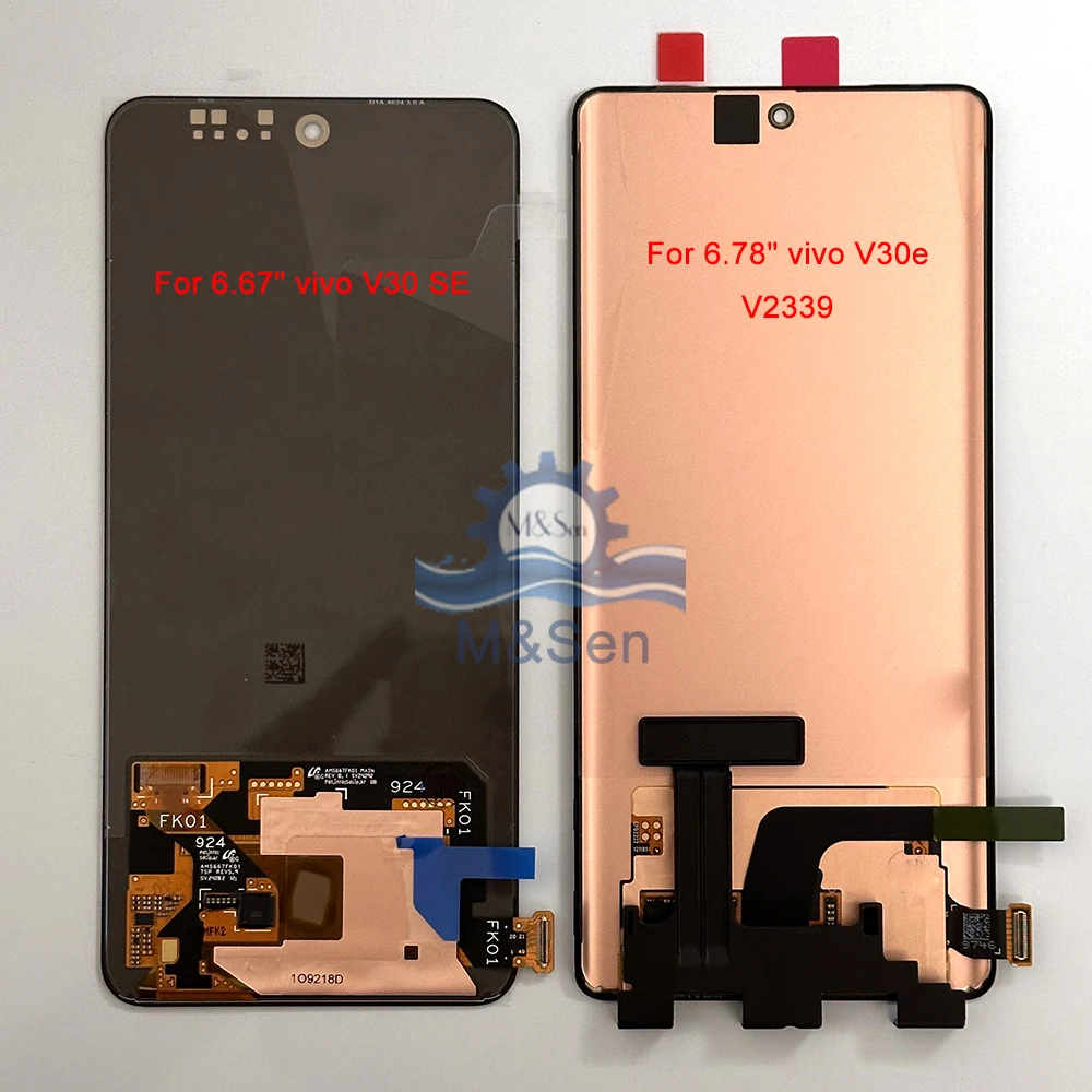 Pantalla LCD AMOLED Original para Vivo V29 5G V2250 V29 Pro V2251 V29e V29 Lite para Vivo V30 V2318 V30E V2339 V30 Pro Frame