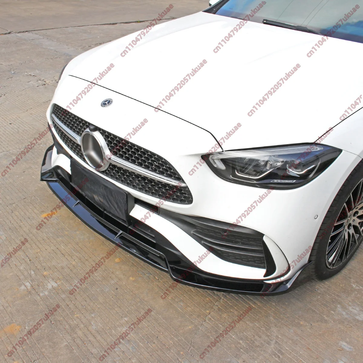 

VIP Style Front Bumper Lip for Mercedes Benz C Class W206 AMG LINE C260 C300 C400 C43 2022-2026 Splitter Diffuser Spoiler Tuning