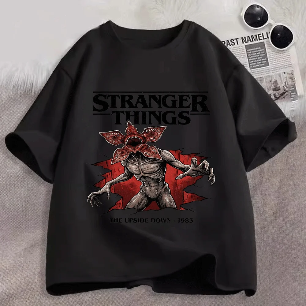 

Stranger Things Inspired Kids and Adults Matching T-Shirt, Demogorgon Design, The Upside Down 1983, Perfect for Fans of the Show