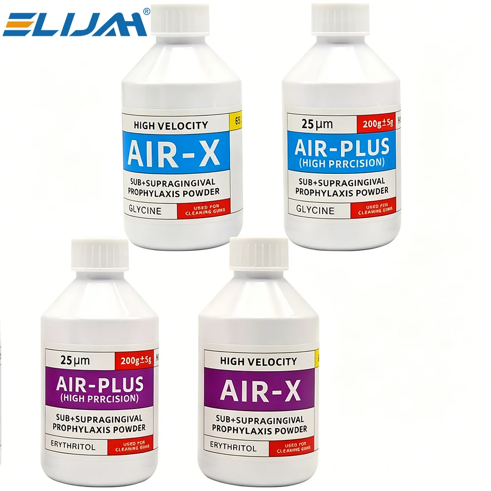 ELIJAH Dental Supragingival And Subgingival Sandblasting Powder Air Jet Flow Plaque Stain Removal Dentistry Tooth Whitening Tool