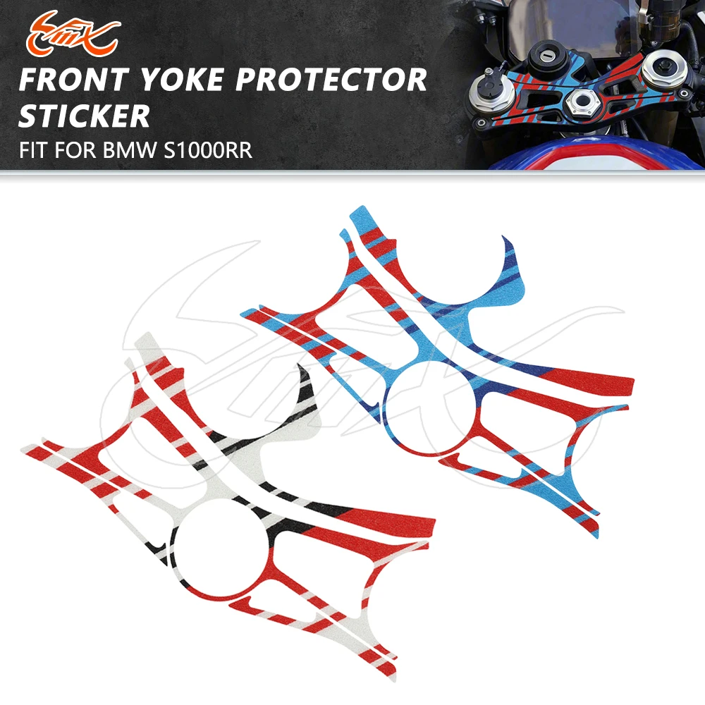 

PVC Frosted Motorcycle Sticker Top Triple Clamp Yoke Case Decals Fit for BMW S1000RR S 1000 RR 2019-2022