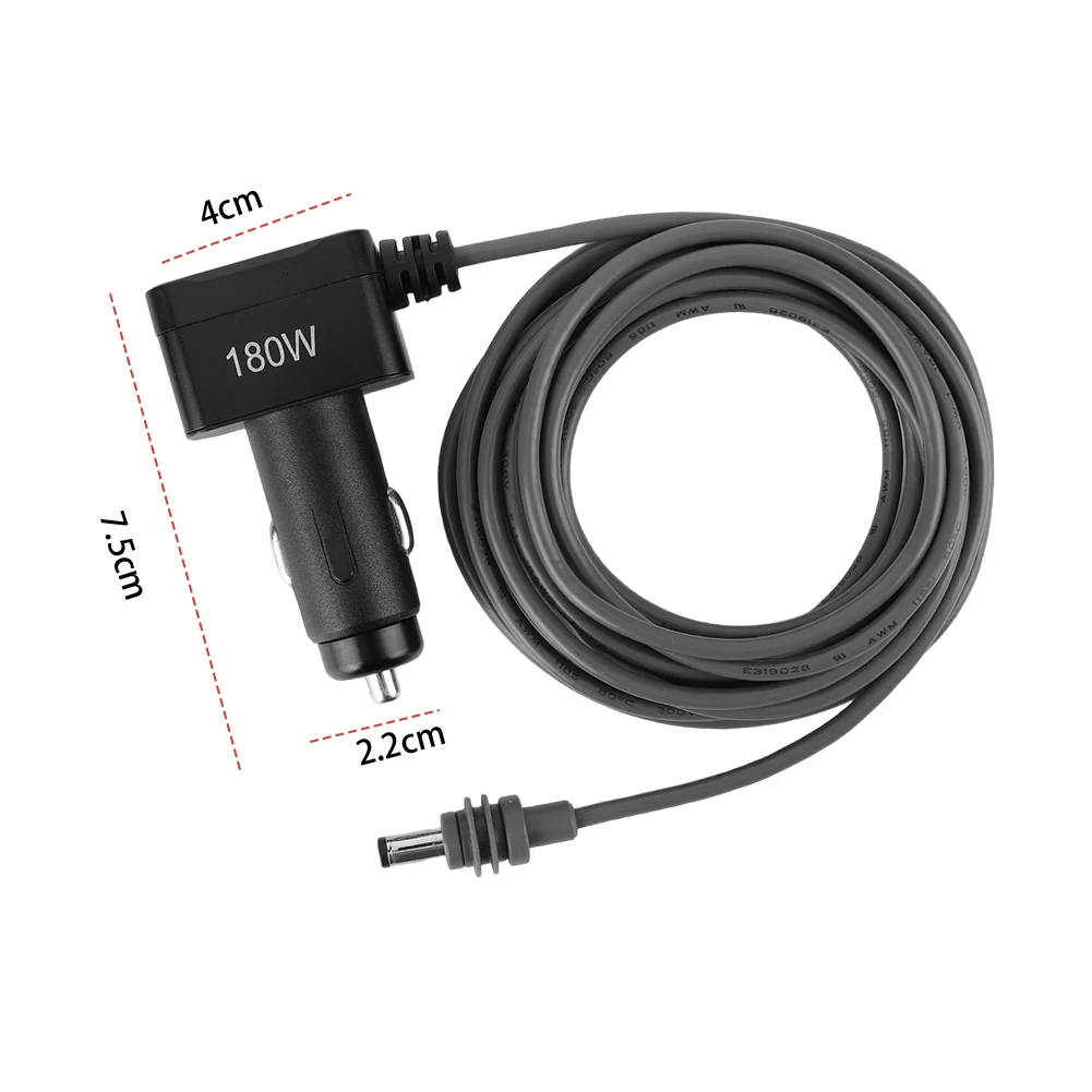 Para Starlink Mini 3 en 1 Cable cargador de encendedor de cigarrillos de coche con puerto USB tipo C Cable de alimentación CC 12V-24V adaptador de encendedor de cigarrillos