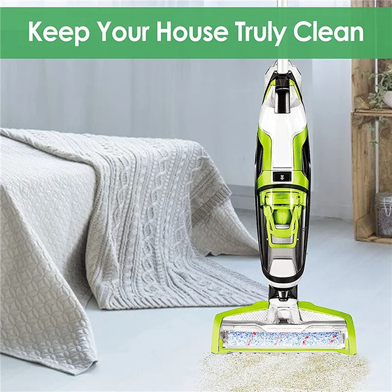 

Замена FYBL, совместимые с Bissell Crosswave, 6 рулонов щеток для разных поверхностей 1868 + 6 вакуумных фильтров, вакуумный фильтр 1866