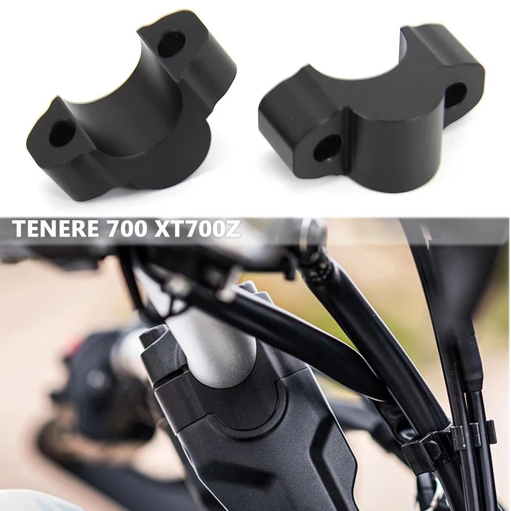 

For Yamaha Tenere 700 Tenere700 XT700Z XTZ700 T7 Handlebar Riser Clamps Mounting Kit Motorcycle Lift Height Handle Bar Risers