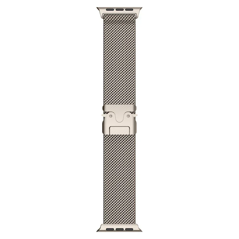 Milanese Loop Strap für Apple Watch Band Ultra 2 49 mm 46 mm 45 mm 44 mm 42 mm Edelstahl Metall für iWatch Serie 10 9 8 7 6 5 4 – Detail 7