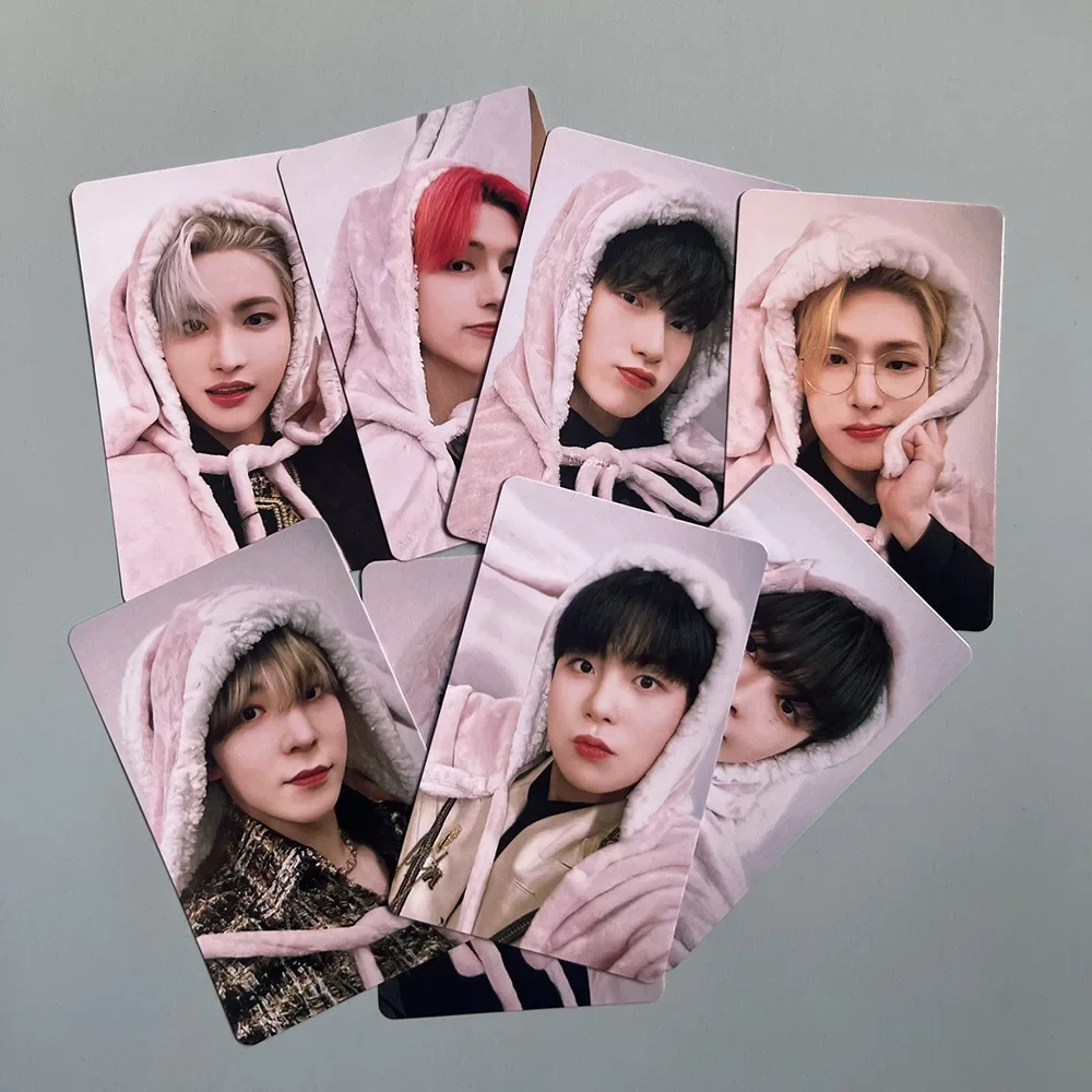 8pcs/set Kpop ATEEZ Album LIMITED LOMO Card SPIN OFF Postcard Lucky Draw Seonghwa Hongjoong Yunho Fan Collection Gift Photo Card