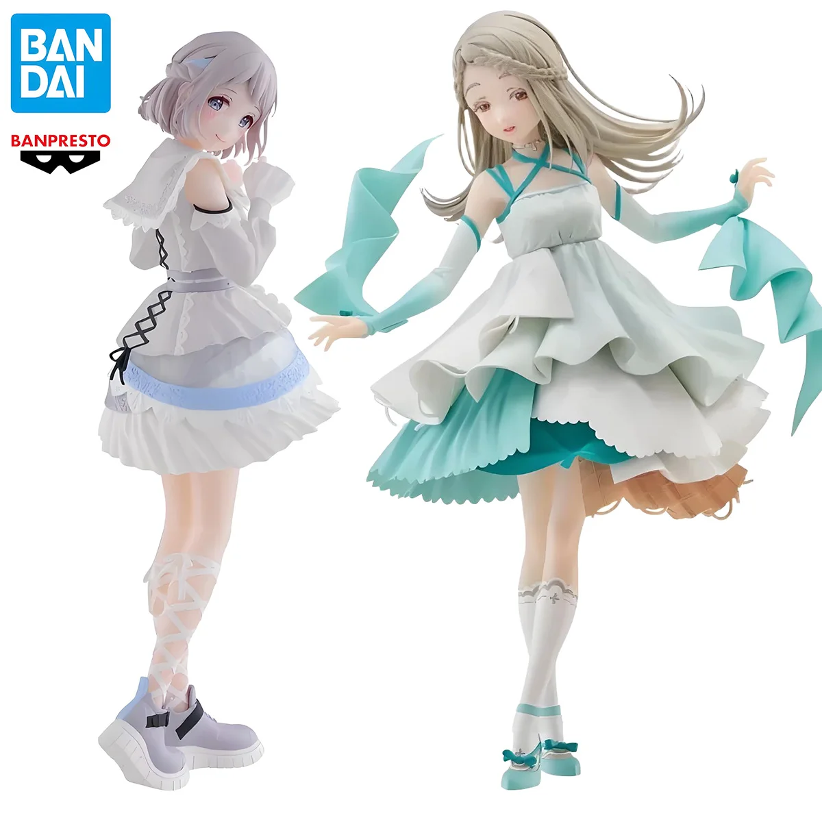

In Stock Original BANDAI BANPRESTO Gakuen Idolm@ster Lilja Katsuragi ESPRESTO-Flowing PVC 21cm Anime Character Models Toys Gifts