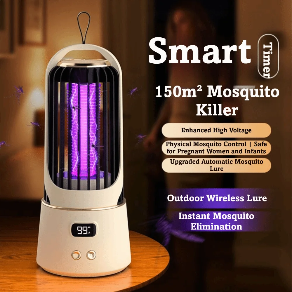 電気ショック蚊取りランプ強力な静音-uv-トラップ蚊取りライト省エネポータブル蚊よけ装置