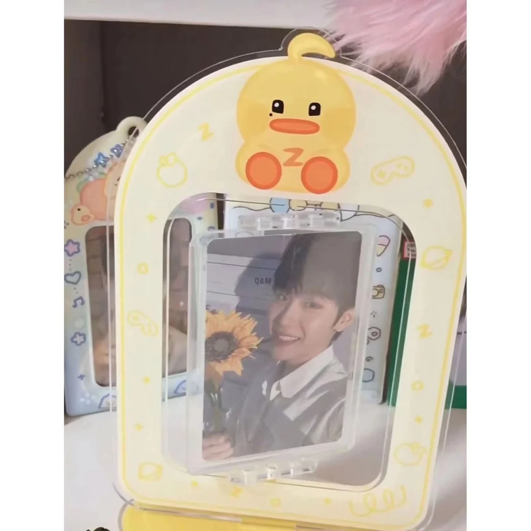 Kpop ZEROBASEONE ZERONI Acrylic Stand Card Holder Zhanghao Yujin Ricky Photo Protactive Rotable Table Decoration Fans Souvenirs