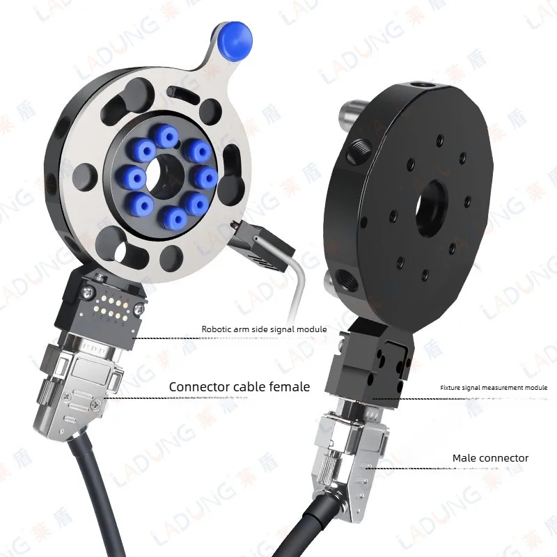 LADUNG QCX-R90/QCX-G90 Robot Side Signal Module for Quick Change Disc Auto Tool Changer Industrial Machinery Tool Accessories