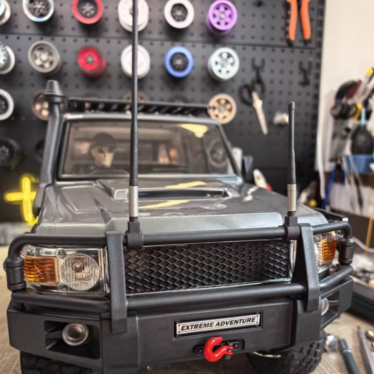 

3D Print Antenna (2pcs) fit RTG LC71/LC76 86190/86020 Upgrade part for 1/10 scale RC Crawler car toys accessories