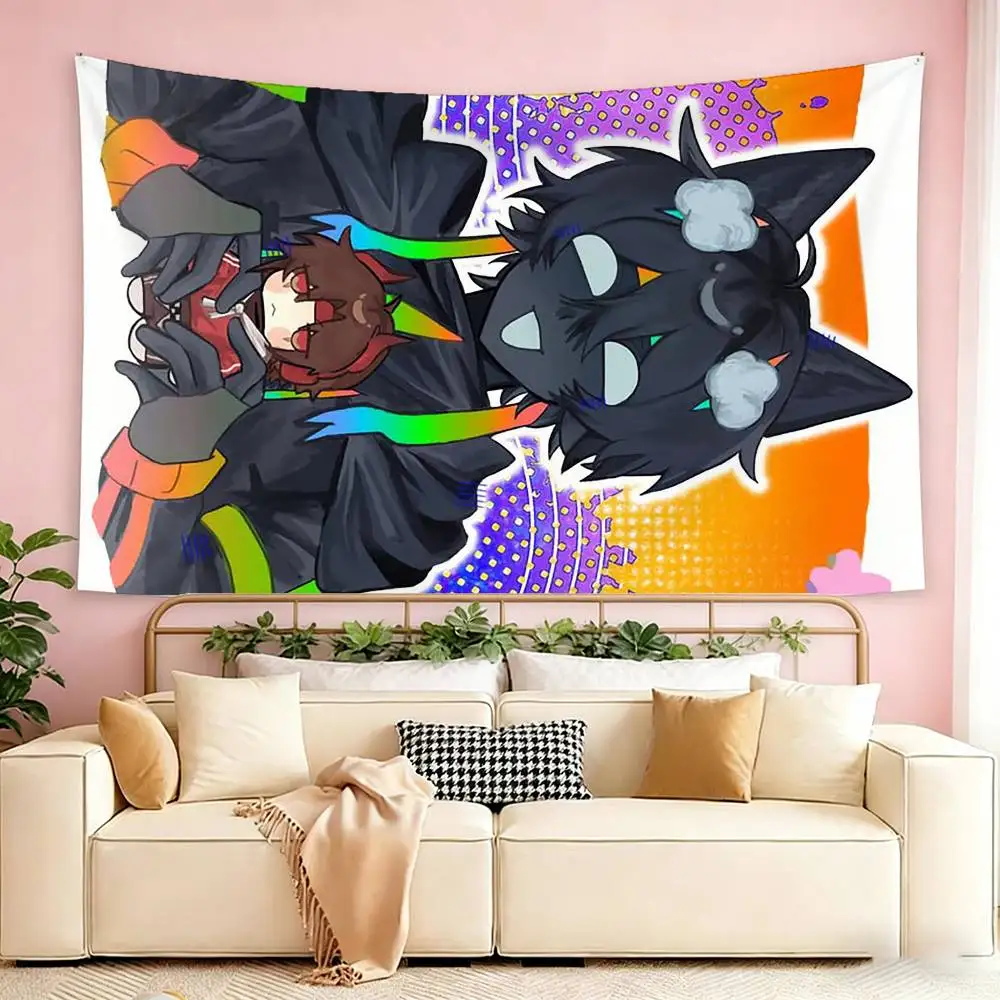 Game SpokeIsHere Spoke   Flags Wall Hanging Tapestry Outdoor Garage Room Decorative flag Background Blanket
