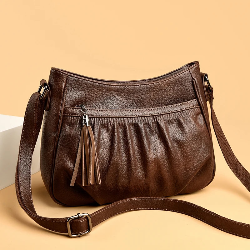 High Quality Leather Luxury Shoulder Bags Ladies Bag Designer Shoulder Crossbody Bags For Women 2026 New  Feminina Sac A Main