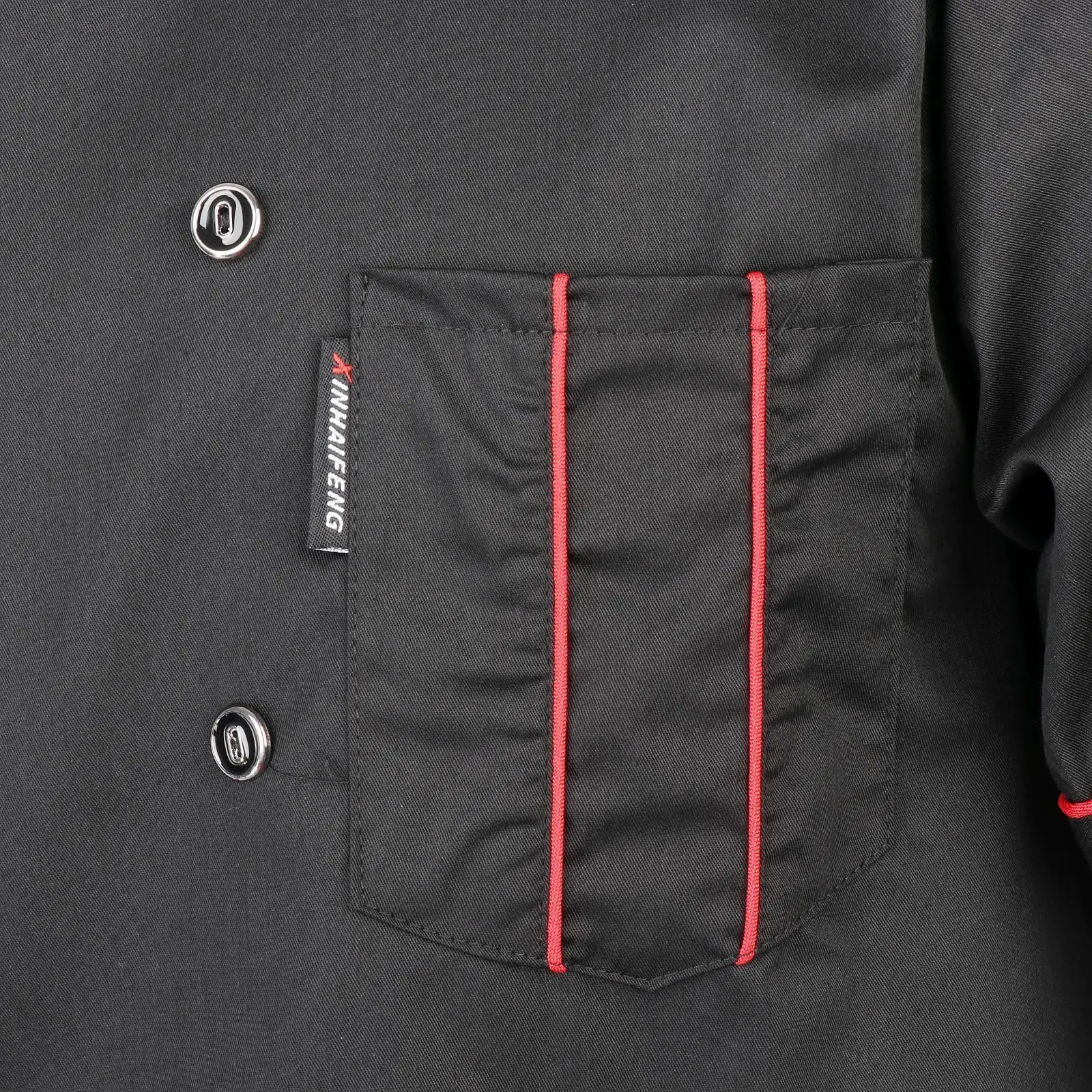 Chef Jacket Short Sleeve, Lightweight Breathable Uniform for Cooking Kitchen Hotel Men